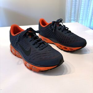 Nike Men's Air‎ Max Tailwind + 5 Blue & Orange Sneakers Style 555416-408 Size 9